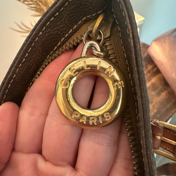 Vintage Celine Triomph canvas tote *RARE* - Picture 8 of 11